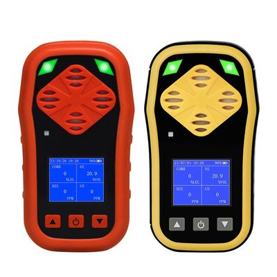 Για-CDX4 Προσωπικό τετράγωνο ανιχνευτή αερίου H2s CO O2 CH4 4 σε 1 ανιχνευτή αερίου φορητό ATEX πιστοποιημένο