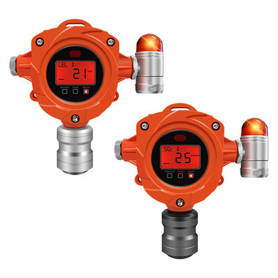 Υδρογόνο Cl2 So2 H2S Co2 σταθερές οθόνες αερίων IP67 καύσιμος ανιχνευτής αερίου ήλίου