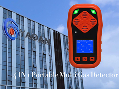 Φορητοί ανιχνευτές αερίων 4 σε 1 με αντλία h2s co o2 ch4 Monitor διαρροής αερίου